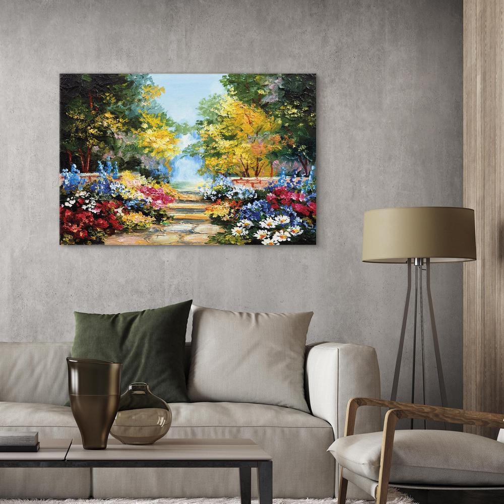 Canvas Print - The Flowers Alley-ArtfulPrivacy-Wall Art Collection