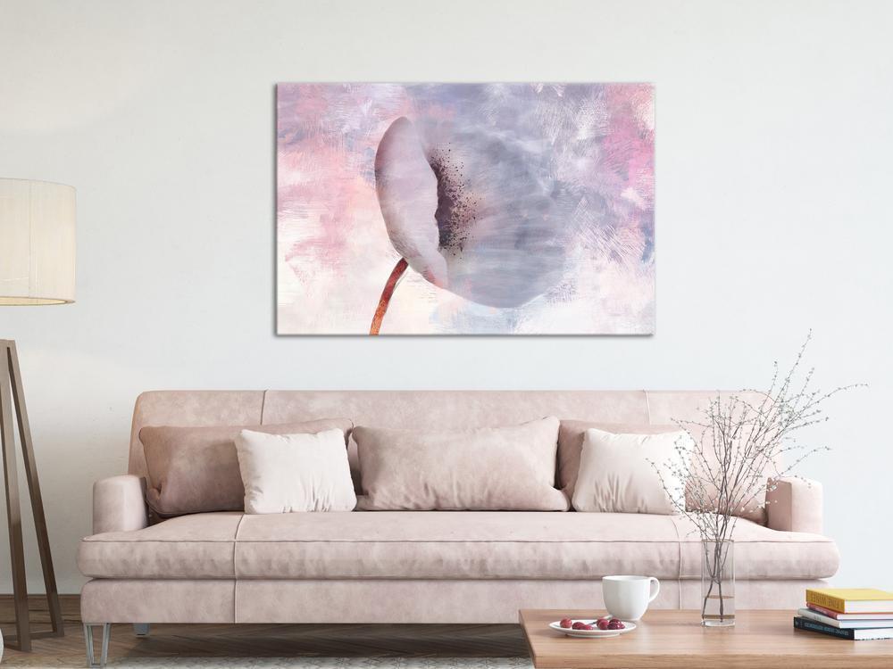 Canvas Print - Windy Flower (1 Part) Wide-ArtfulPrivacy-Wall Art Collection