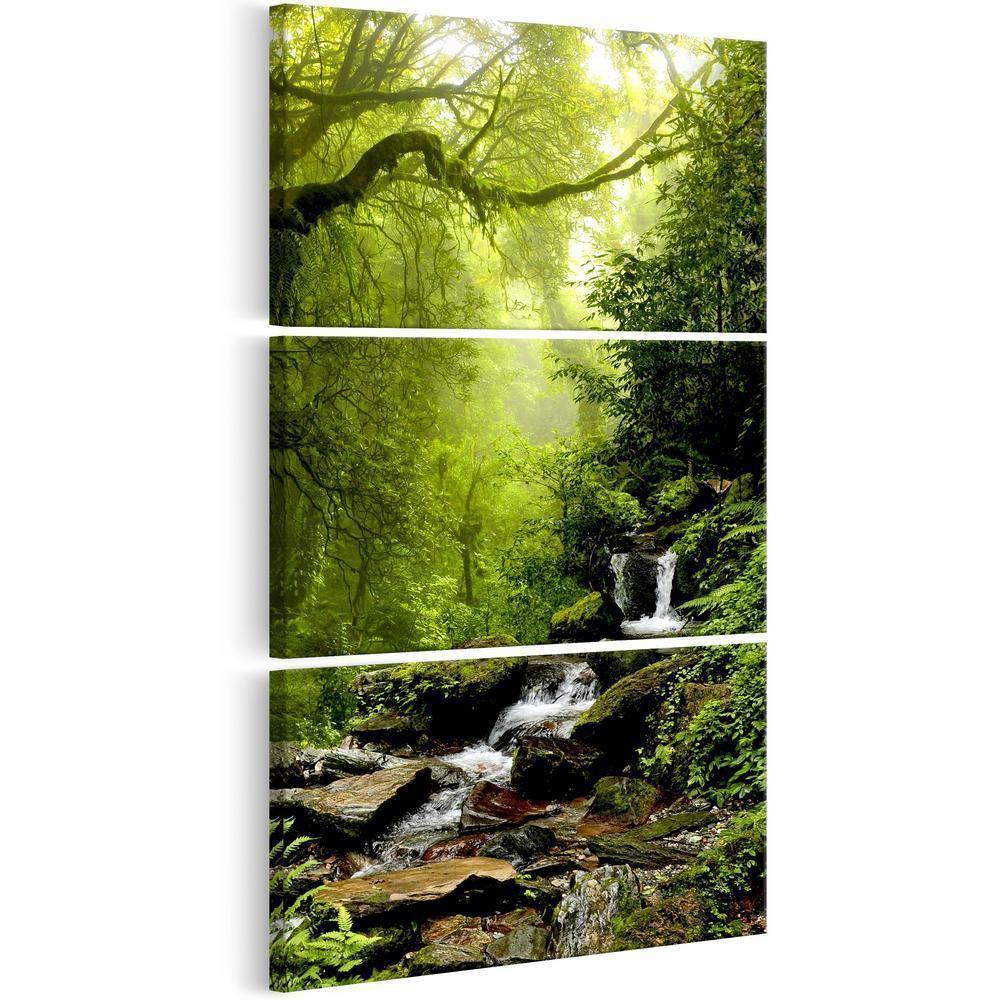 Canvas Print - Brook among Trees-ArtfulPrivacy-Wall Art Collection