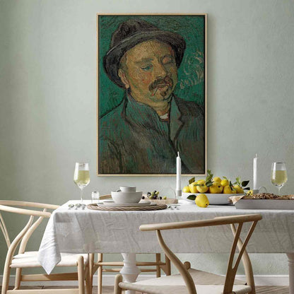 Canvas Print - Portrait of a oneeyed man (Vincent Van Gogh)