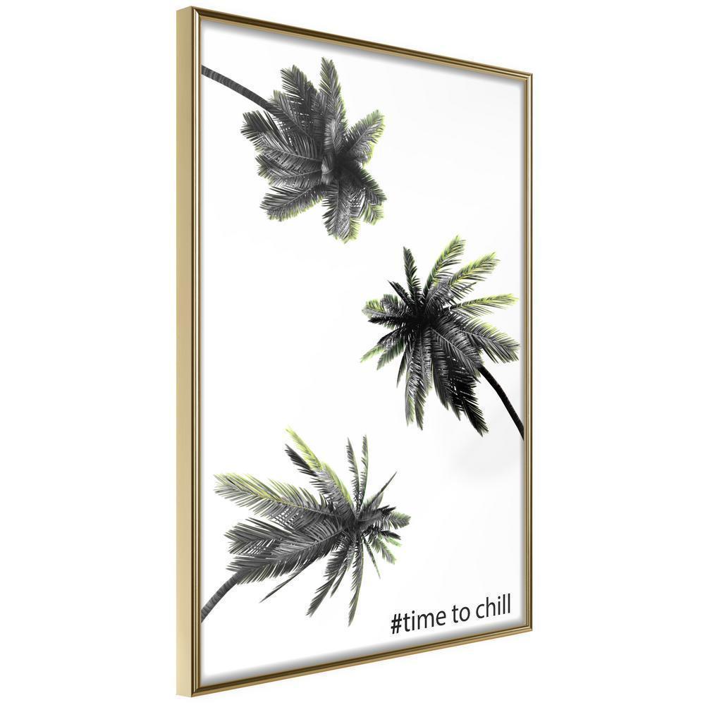 Botanical Wall Art - Holidays in the South-artwork for wall with acrylic glass protection