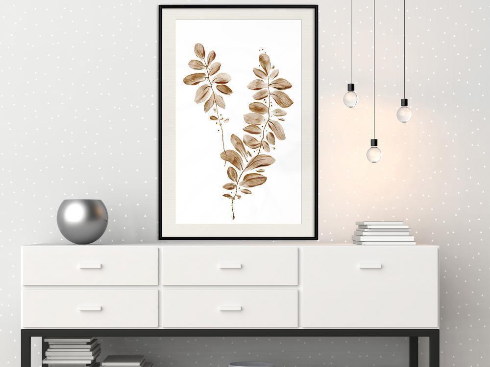 Botanical Wall Art - Botanical Watercolour-artwork for wall with acrylic glass protection