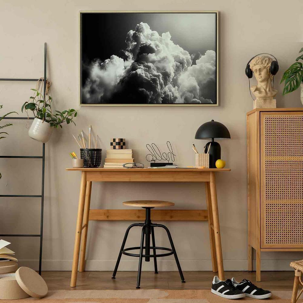 Canvas Print - Clouds Like from Dreams: Let the Sun Illuminate Your Day – A Visual Feast