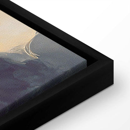 Canvas Print - Epic Light Play: The Sun Battling for Dominance Over the Clouds