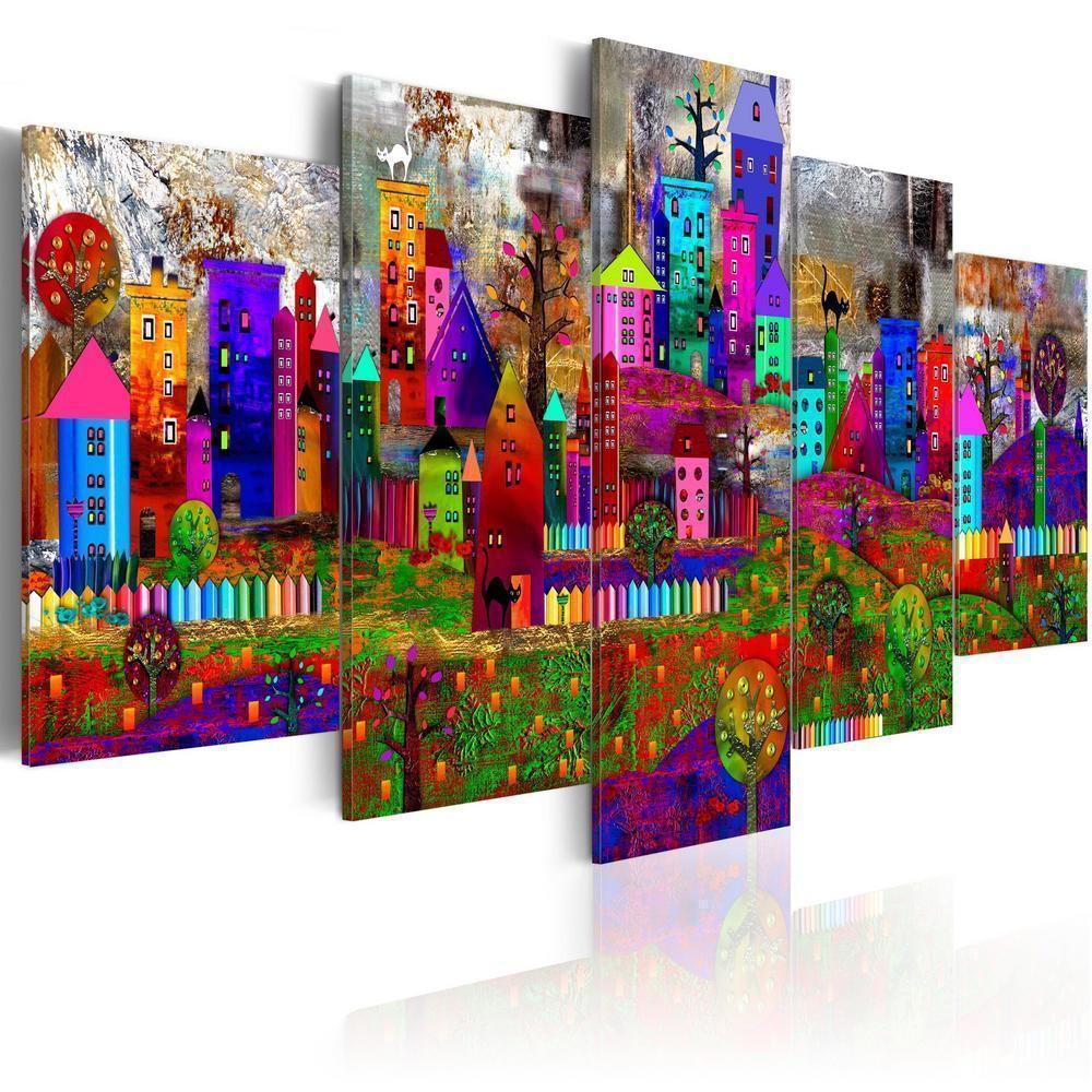 Canvas Print - The City of Expression-ArtfulPrivacy-Wall Art Collection