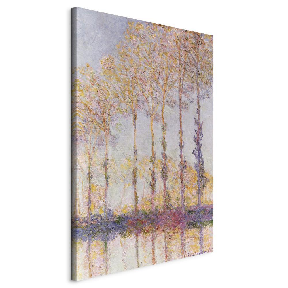 Canvas Print - Poplars on the Bank of the River Epte-ArtfulPrivacy-Wall Art Collection