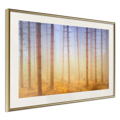 Framed Art - Fog or Smoke?-artwork for wall with acrylic glass protection