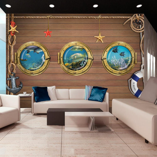 Wall Mural - Overboard-Wall Murals-ArtfulPrivacy