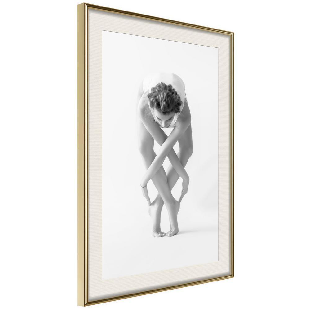 Wall Decor Portrait - Interlaced Body-artwork for wall with acrylic glass protection