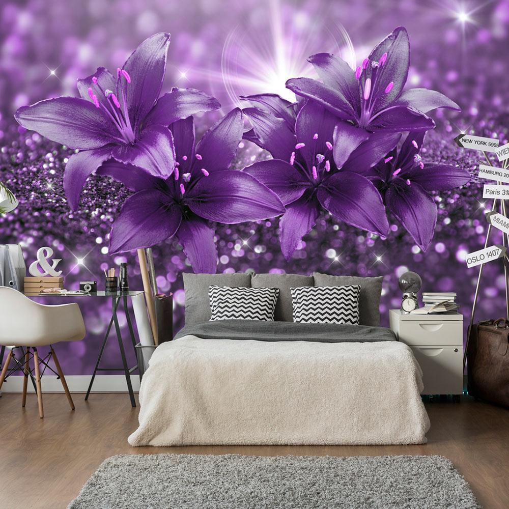 Wall Mural - Masterpiece of Purple-Wall Murals-ArtfulPrivacy