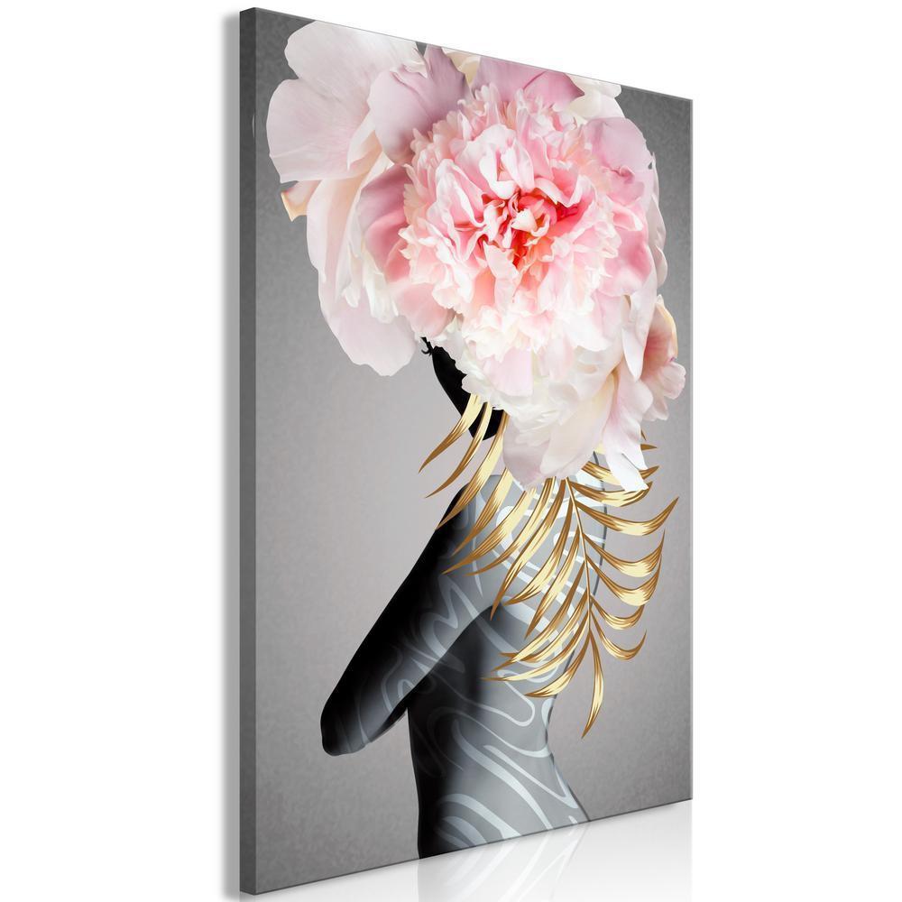 Canvas Print - Delicate Figure (1 Part) Vertical-ArtfulPrivacy-Wall Art Collection