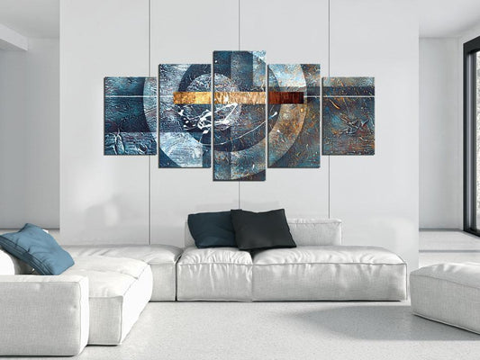 Canvas Print - Blue Galaxy-ArtfulPrivacy-Wall Art Collection