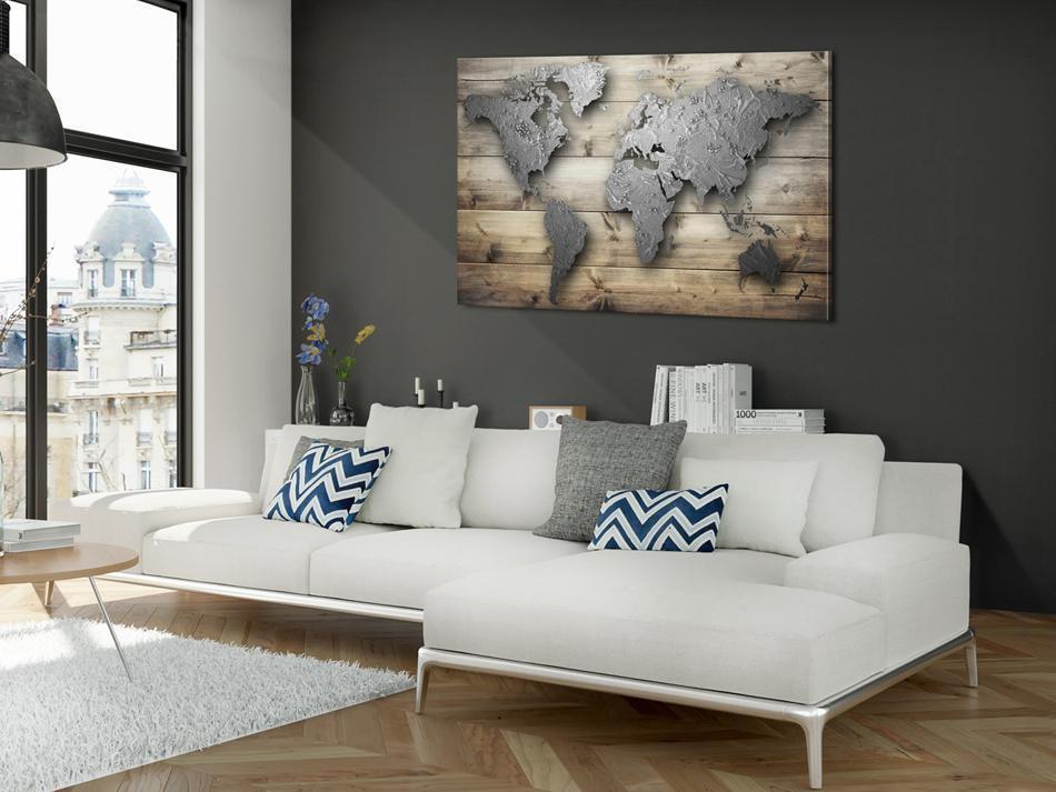 Canvas Print - Silver World