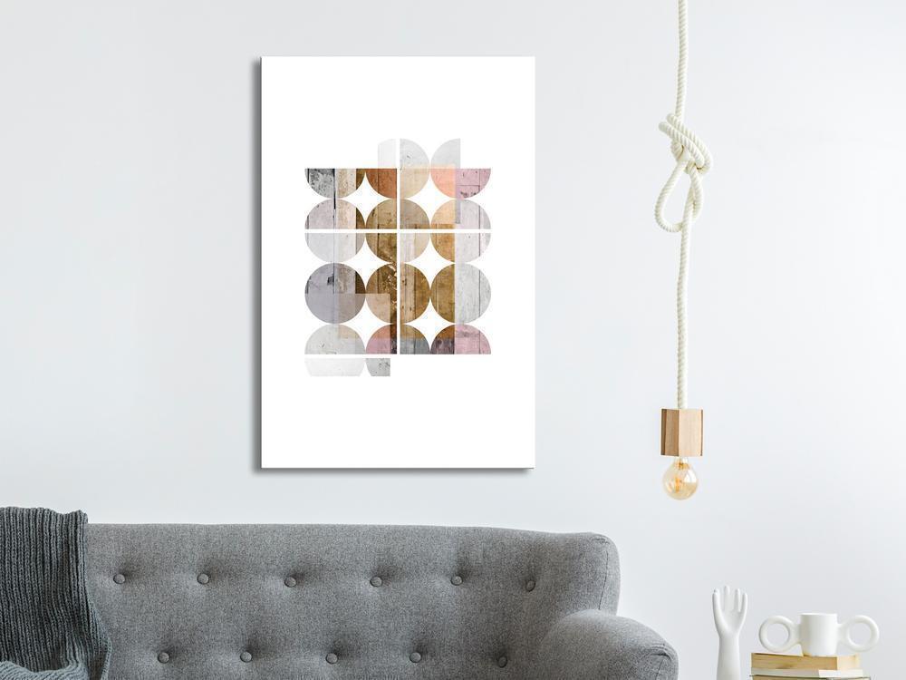 Canvas Print - Harmonious Shape (1 Part) Vertical-ArtfulPrivacy-Wall Art Collection