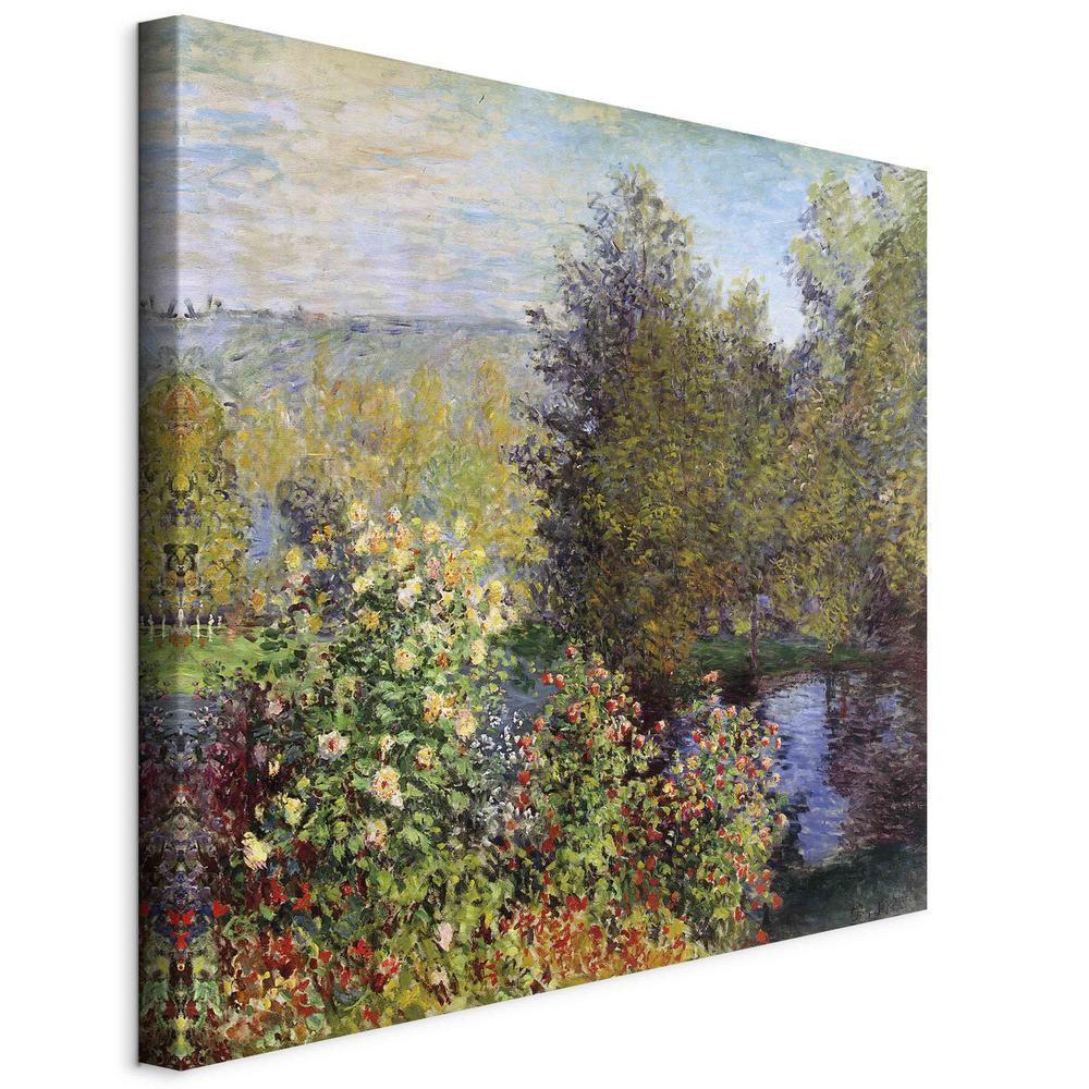 Canvas Print - Coin de jardin à Montgeron (Claude Monet)