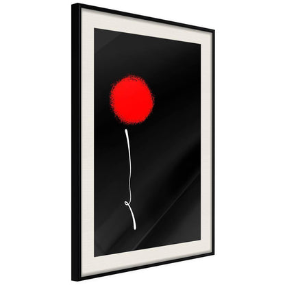 Abstract Poster Frame - Dot and Line-artwork for wall with acrylic glass protection