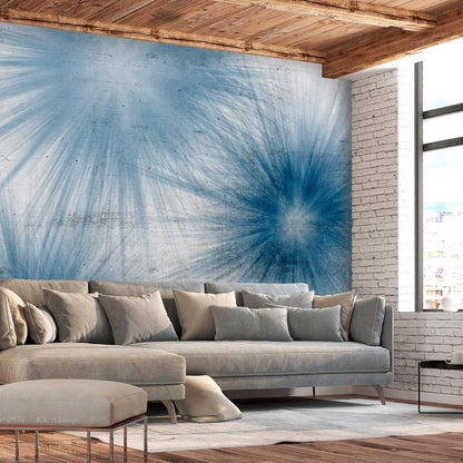 Wall Mural - Blue Shadows-Wall Murals-ArtfulPrivacy