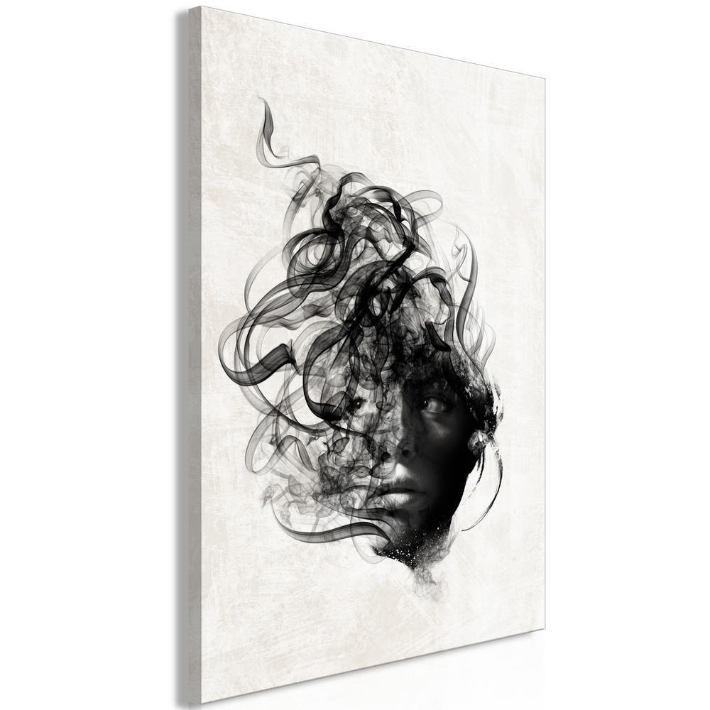 Canvas Print - Scattered Thoughts (1 Part) Vertical-ArtfulPrivacy-Wall Art Collection