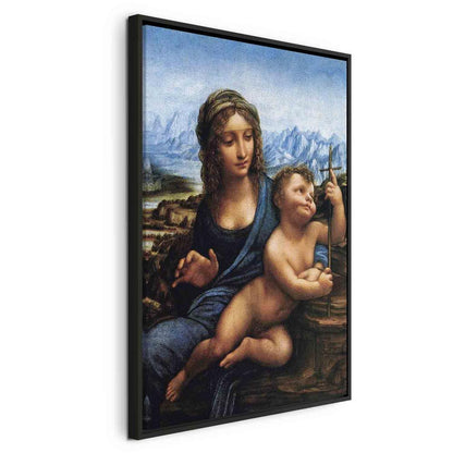 Canvas Print - Madonna With a Distaff (Leonardo da Vinci)