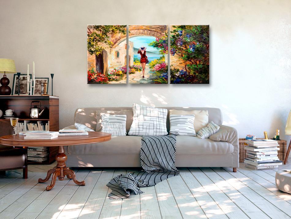 Canvas Print - Summer in Italy-ArtfulPrivacy-Wall Art Collection