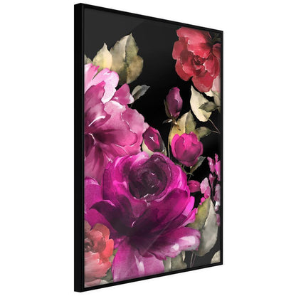 Botanical Wall Art - Summer Night's Dream I-artwork for wall with acrylic glass protection