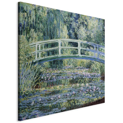 Canvas Print - Footbridge in Giverny-ArtfulPrivacy-Wall Art Collection