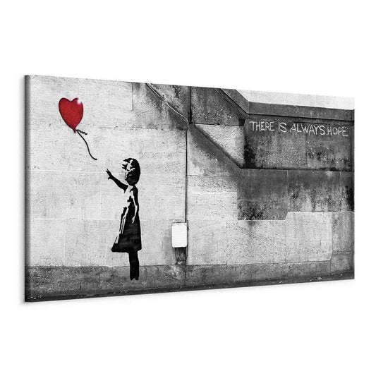 Canvas Print - There is Always Hope (1 Part) Narrow Red