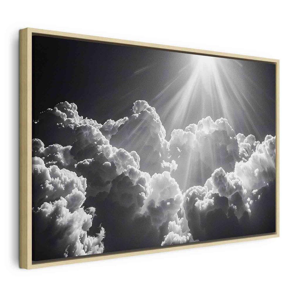 Canvas Print - Hope in the Clouds: Inspiring Rays of the Sun – Awaken Emotions