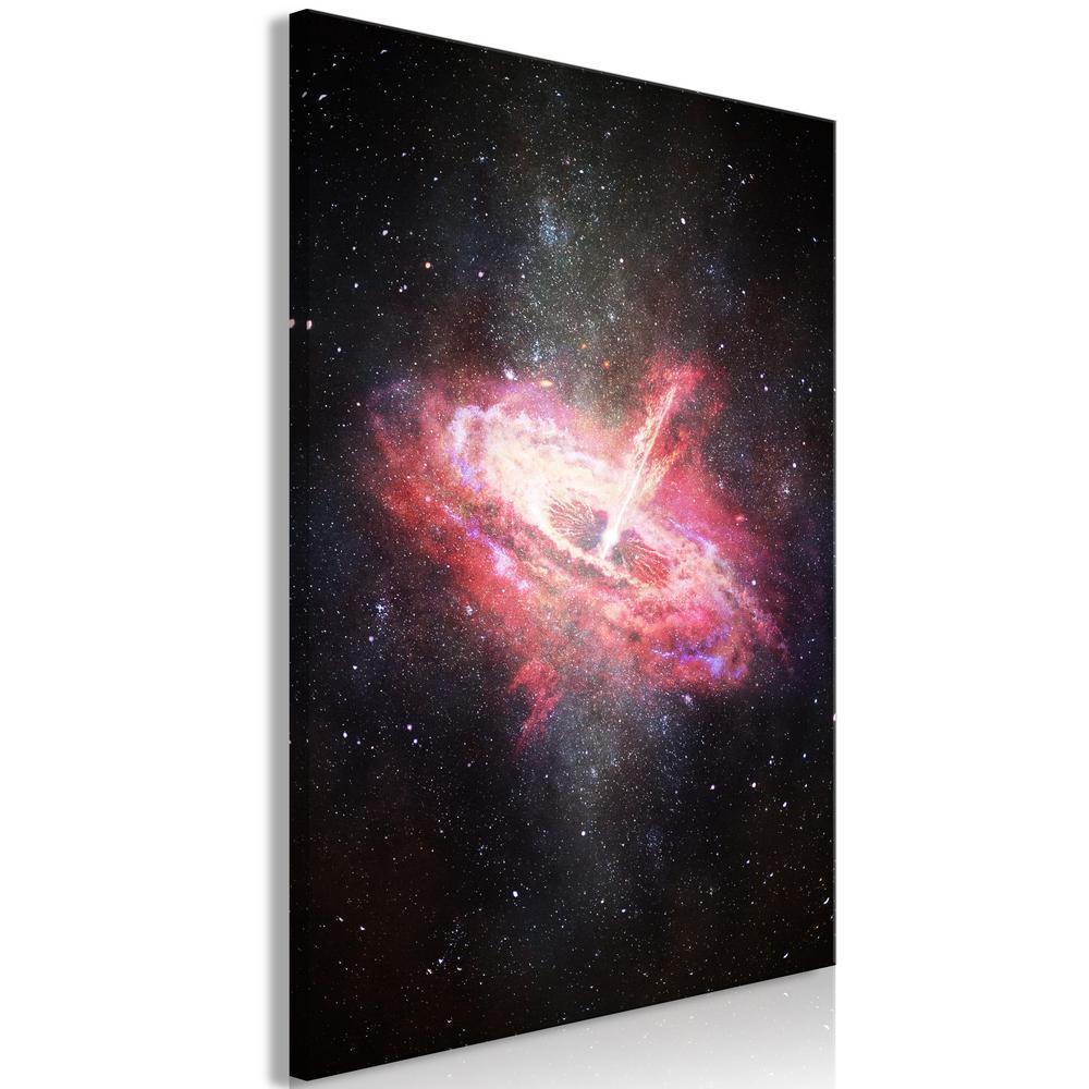 Canvas Print - Lonely Galaxy (1 Part) Vertical-ArtfulPrivacy-Wall Art Collection