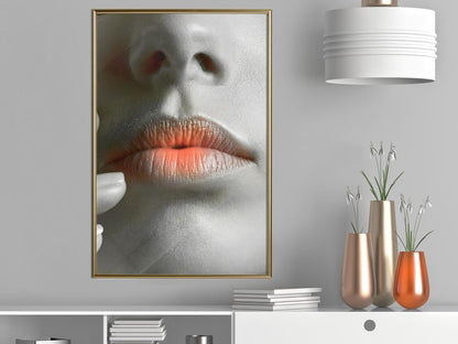 Wall Decor Portrait - Ombre Lips-artwork for wall with acrylic glass protection