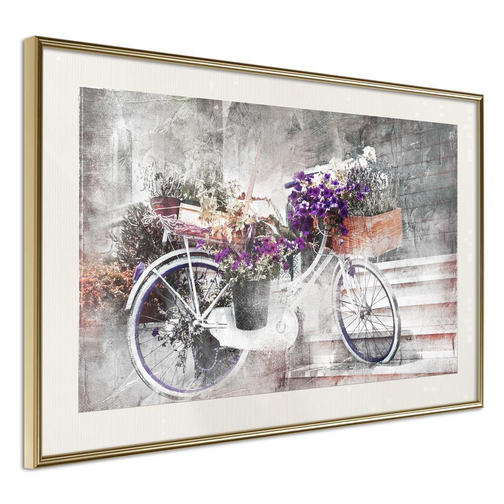 Vintage Motif Wall Decor - Flower Delivery-artwork for wall with acrylic glass protection