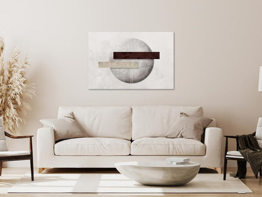 Canvas Print - Geometric Decay (1 Part) Wide-ArtfulPrivacy-Wall Art Collection