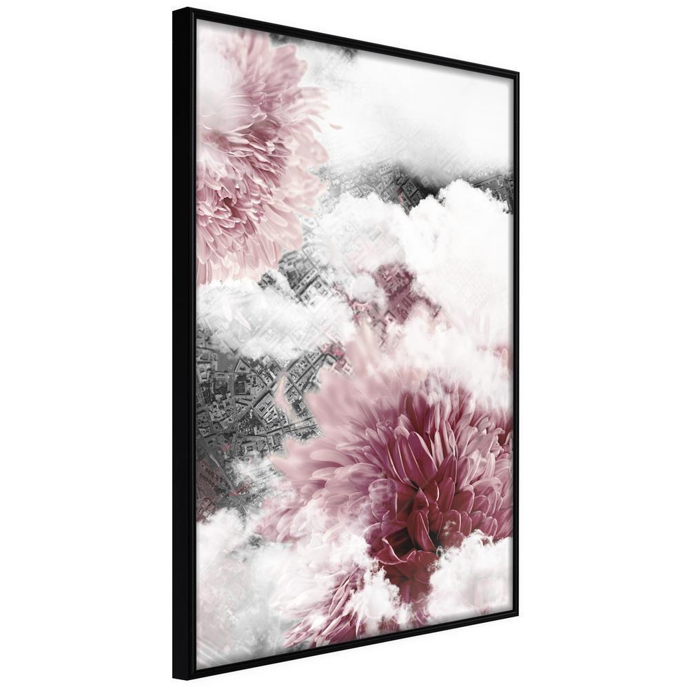 Botanical Wall Art - Flowers in the Sky-artwork for wall with acrylic glass protection