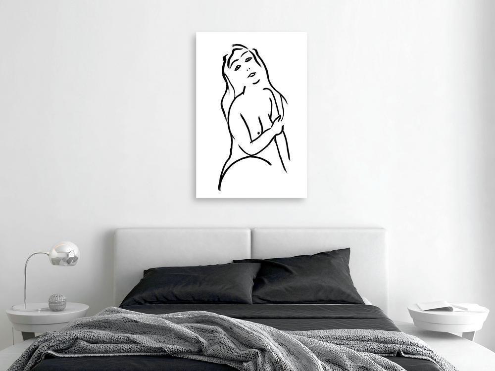 Canvas Print - Passionate Touch (1 Part) Vertical-ArtfulPrivacy-Wall Art Collection