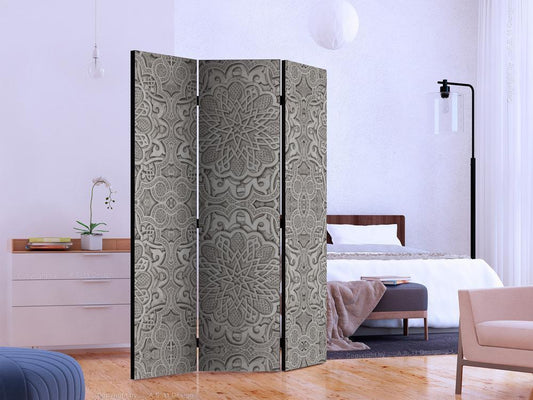 Decorative partition-Room Divider - Oriental ornament-Folding Screen Wall Panel by ArtfulPrivacy