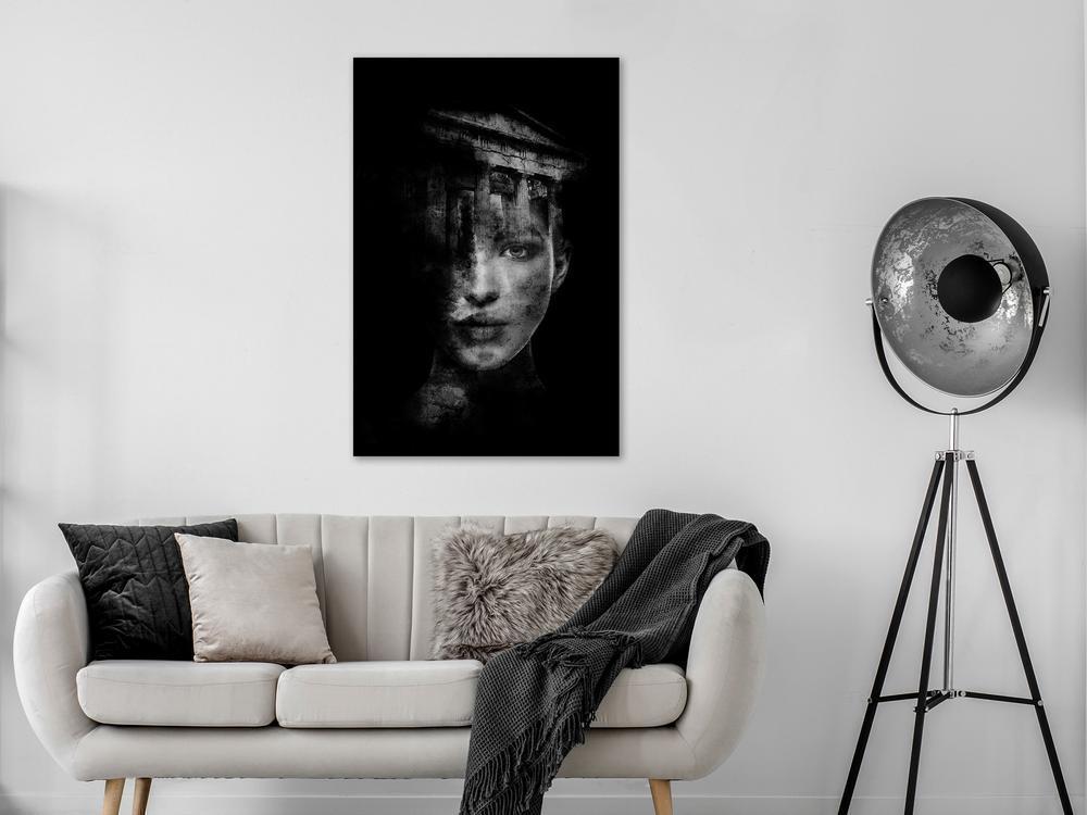 Canvas Print - Feminine Architecture (1 Part) Vertical-ArtfulPrivacy-Wall Art Collection