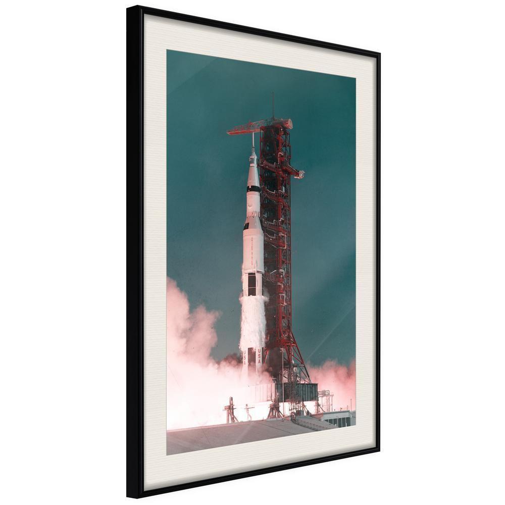 Photography Wall Frame - Launch into the Unknown-artwork for wall with acrylic glass protection