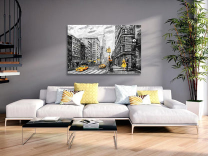 Canvas Print - Walk in New York-ArtfulPrivacy-Wall Art Collection
