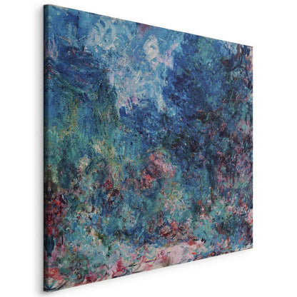 Canvas Print - La maison de l'artiste vue du jardin aux roses (Claude Monet)