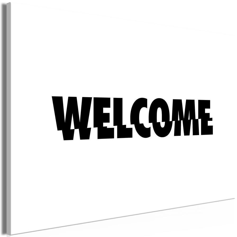 Canvas Print - Welcome (1 Part) Wide-ArtfulPrivacy-Wall Art Collection