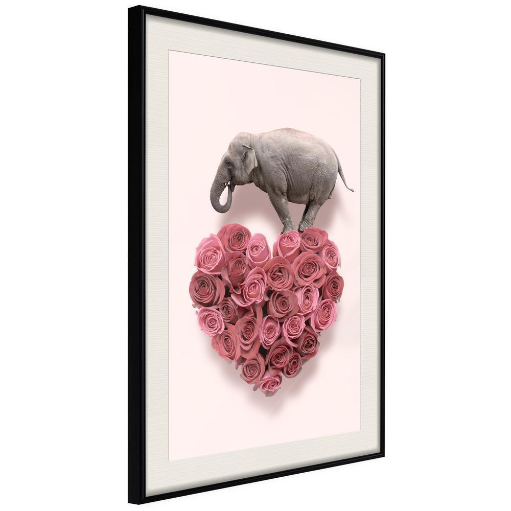 Abstract Poster Frame - Proof of Love-artwork for wall with acrylic glass protection