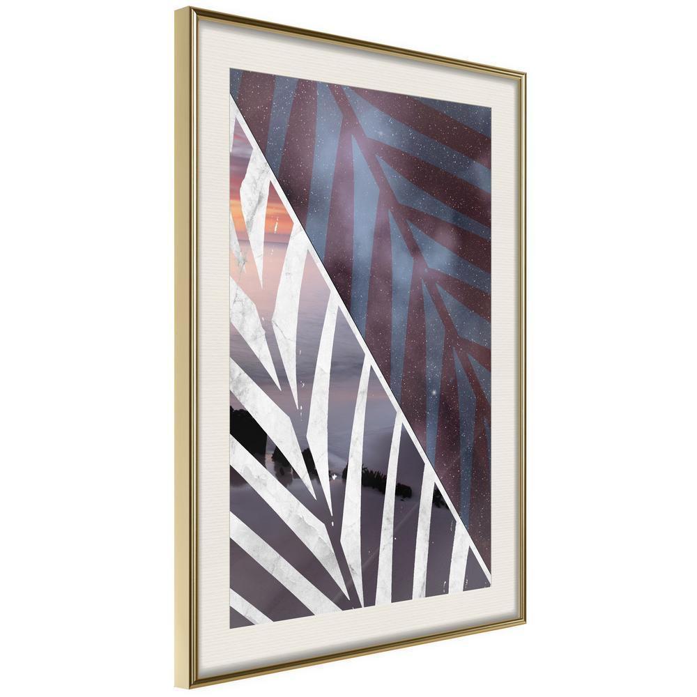 Botanical Wall Art - Day and Night in the Jungle-artwork for wall with acrylic glass protection