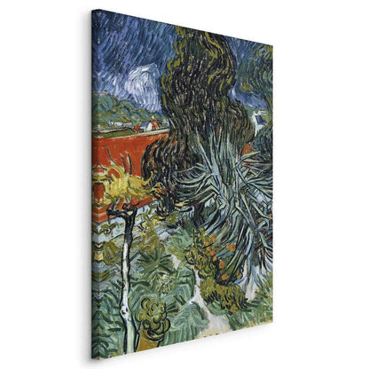 Canvas Print - The Garden of Dr Gachet in Auvers (Vincent Van Gogh)