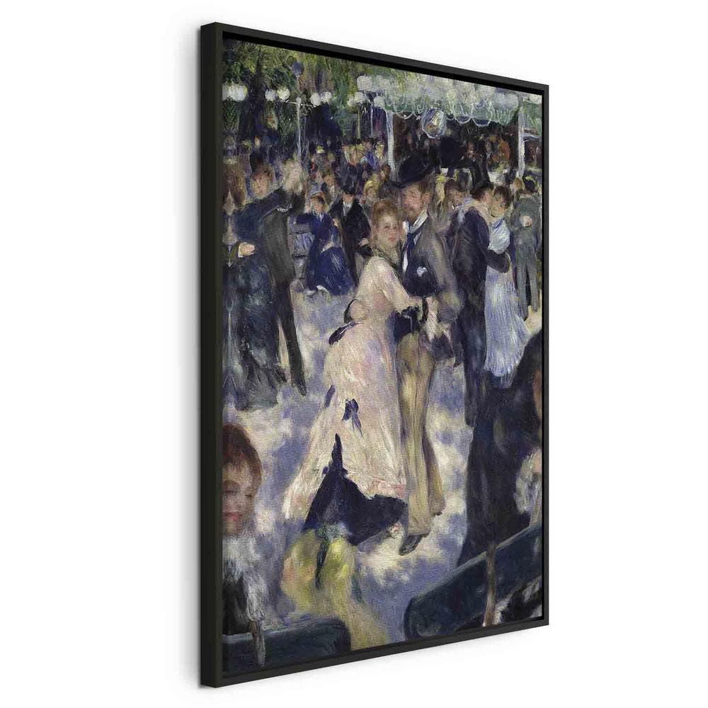 Canvas Print - Le Moulin de la Galette detail of the dancers (Pierre-Auguste Renoir)