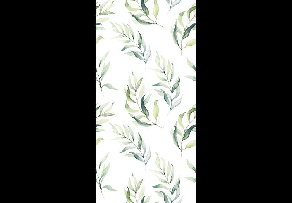 Classic Wallpaper made with non woven fabric - Wallpaper - Dancing Green - ArtfulPrivacy