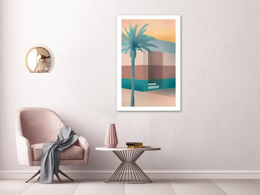 Canvas Print - Pastel Alley (1 Part) Vertical-ArtfulPrivacy-Wall Art Collection