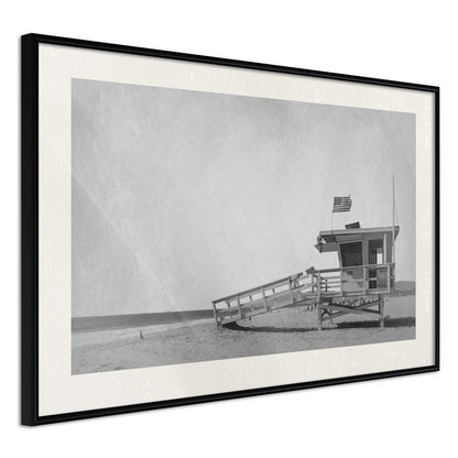 Black and white Wall Frame - To the Rescue-artwork for wall with acrylic glass protection