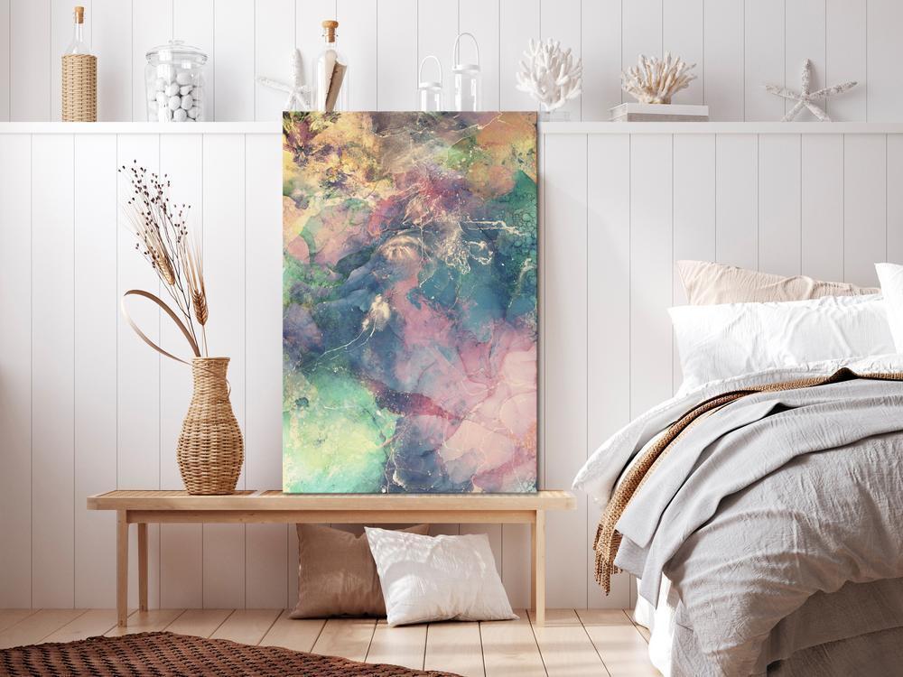 Canvas Print - Explosive Colors (1 Part) Vertical-ArtfulPrivacy-Wall Art Collection