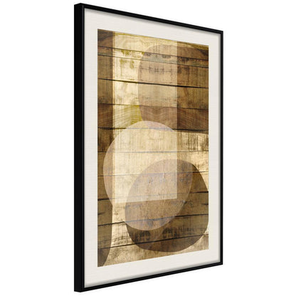 Abstract Poster Frame - Illuminated Space-artwork for wall with acrylic glass protection