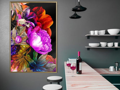 Botanical Wall Art - Flower Sonata-artwork for wall with acrylic glass protection